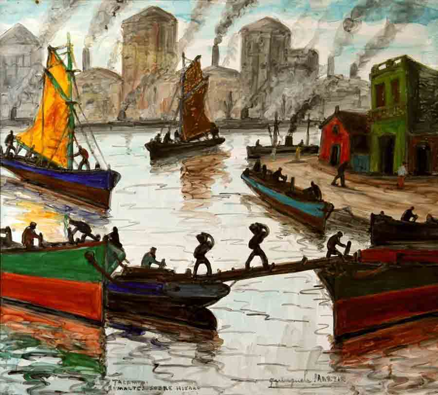 Benito Quinquela Martín - La vida en el puerto